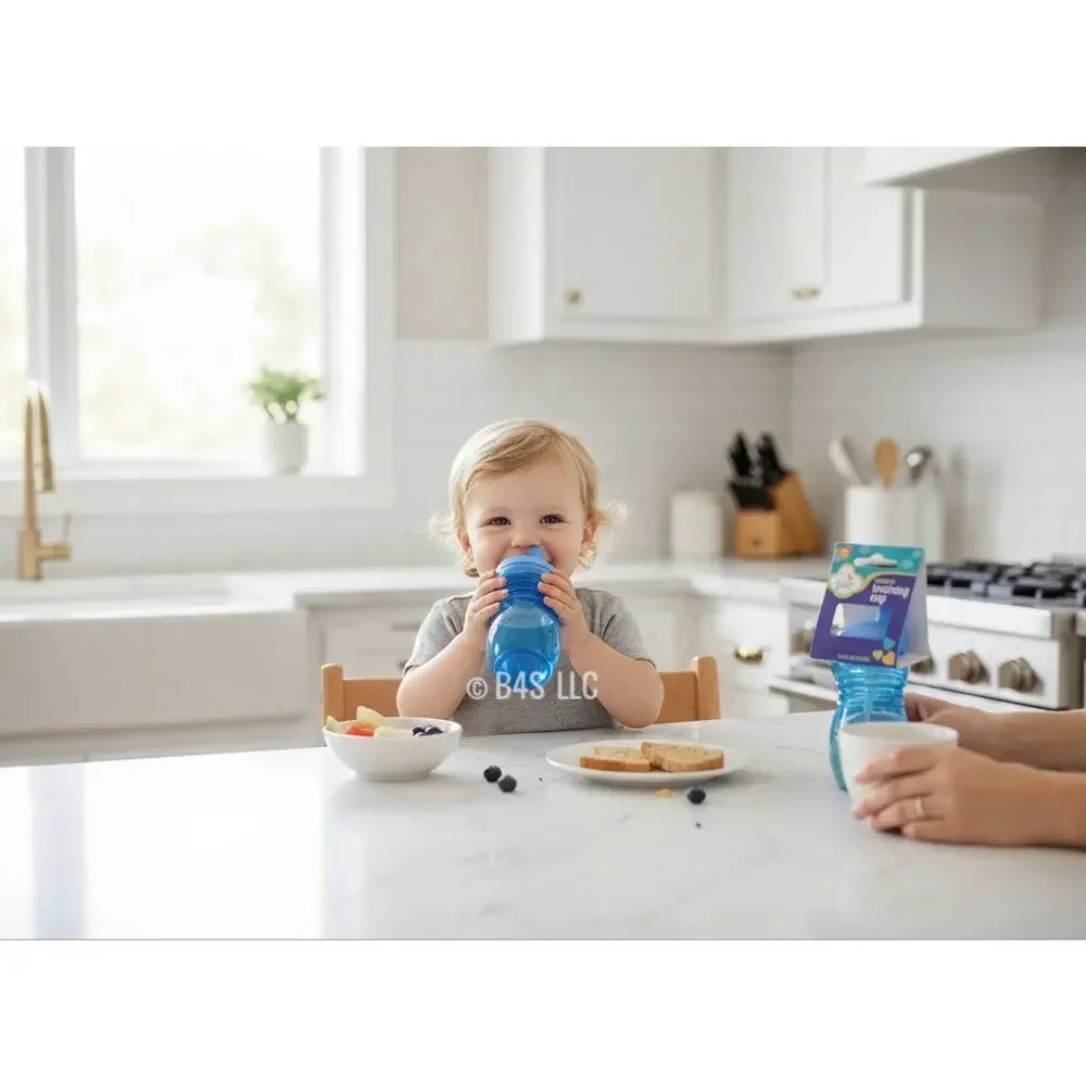 Baby Joey Toddler Training Cup Set of 2 Spill Proof Sippy Cups